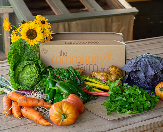 Gert British veg box