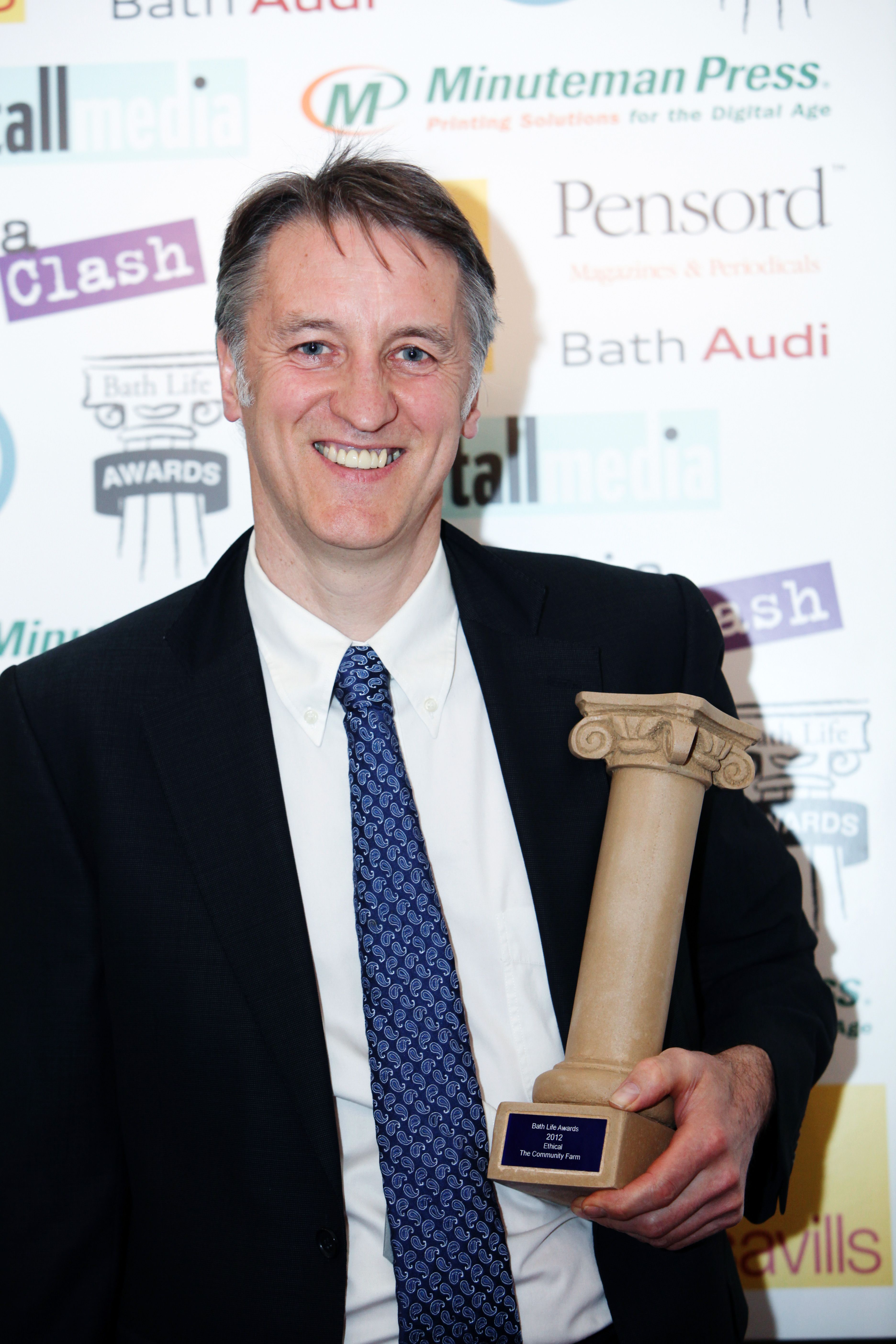 Phil collecting our Bath Life Award