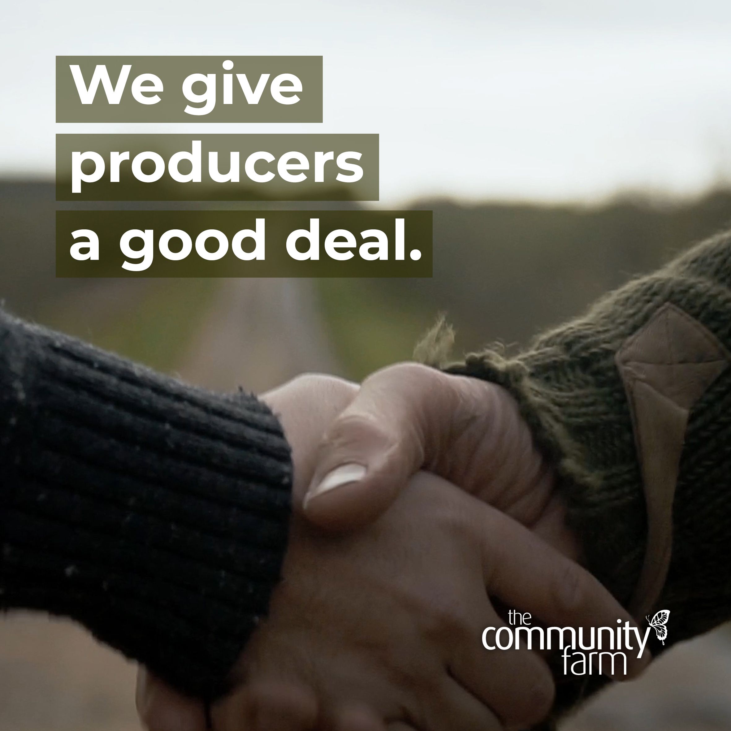 We give our producers a good deal